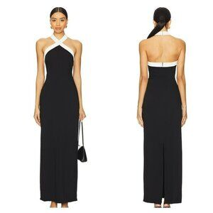 Superdown Laurien Cross Front Dress Black